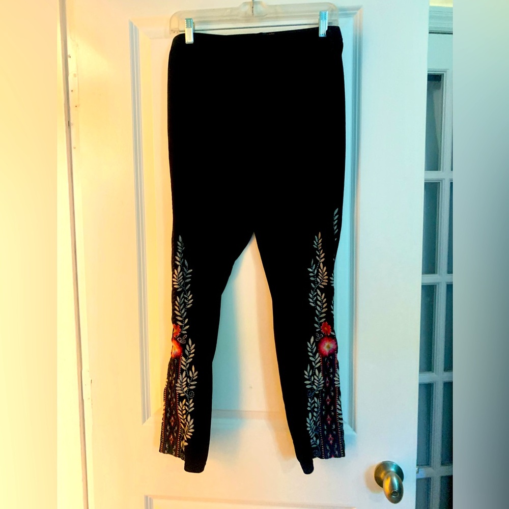 Johnny was velvet leggings